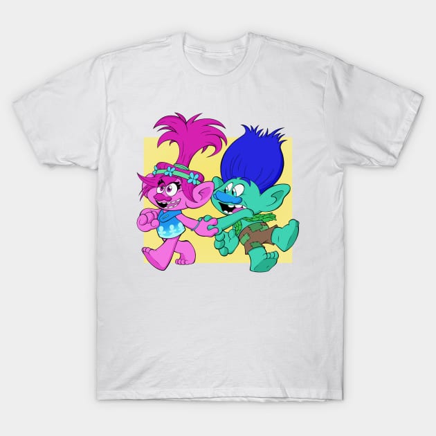 Poppy and Branch T-Shirt by jzanderk